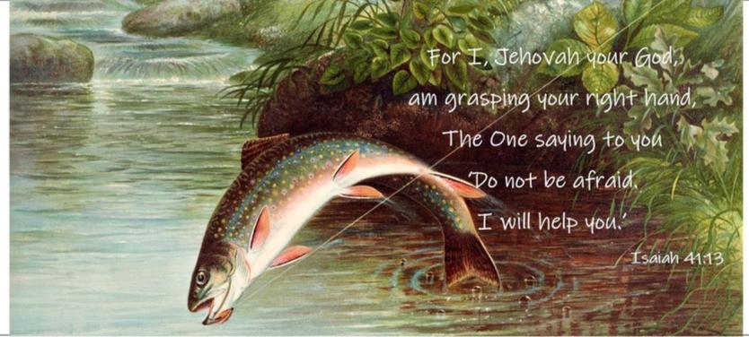 Isaiah 41:13 fish- Handmade Gifts