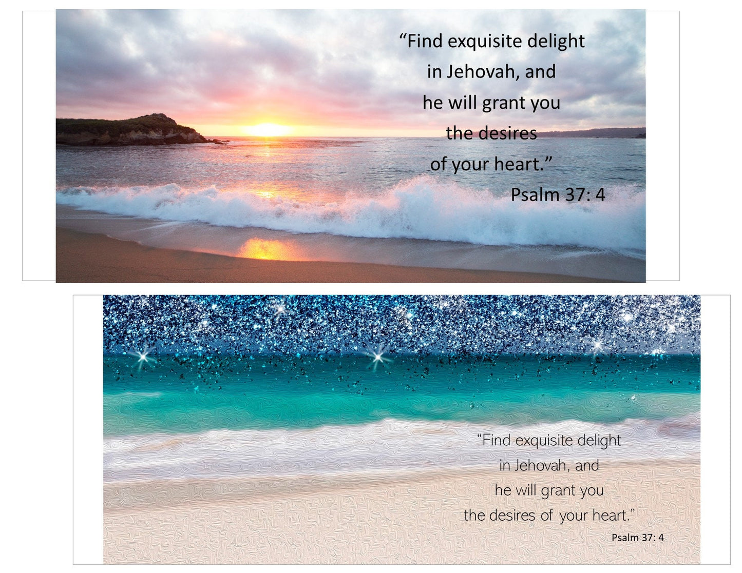 Psalm 37:4 Beach Handmade Gifts